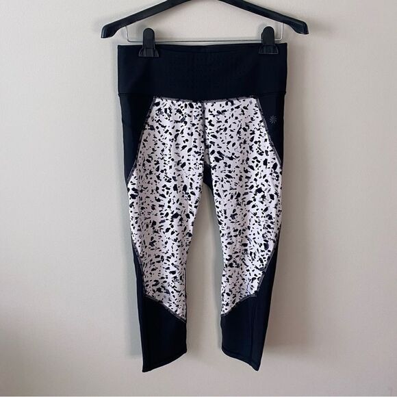 Athleta cropped printed leggings - Picture 1 of 12